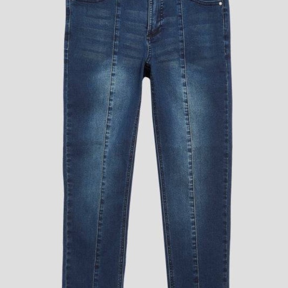 Universal Standard Debbie High Rise Seam Skinny Jeans - Indigo Ink - Picture 2 of 9